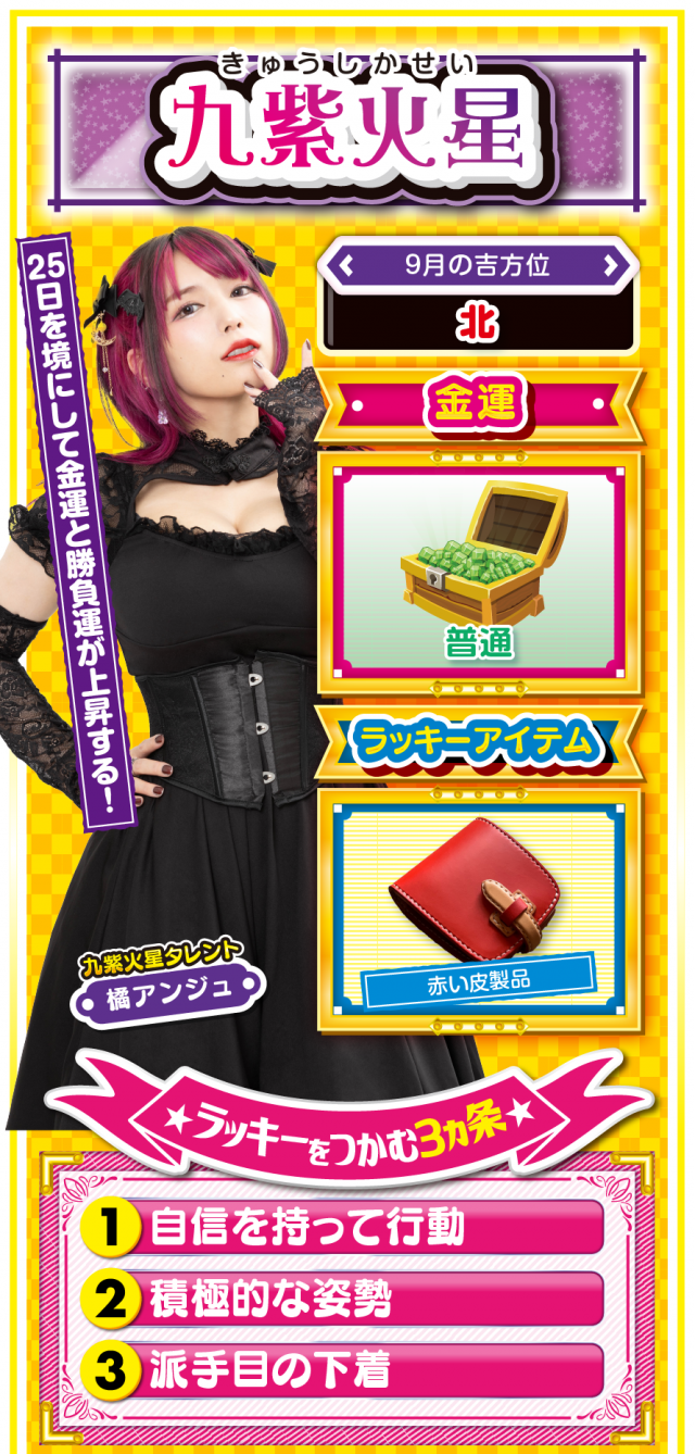 九紫火星占い結果