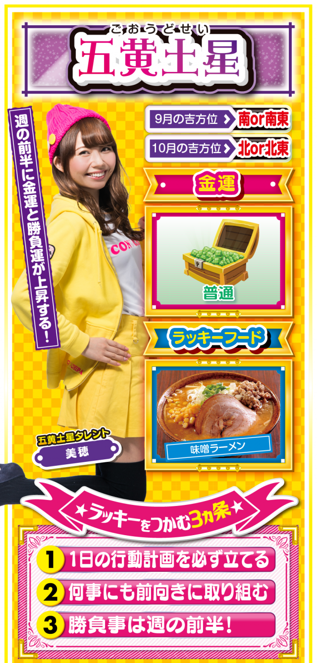 五黄土星占い結果