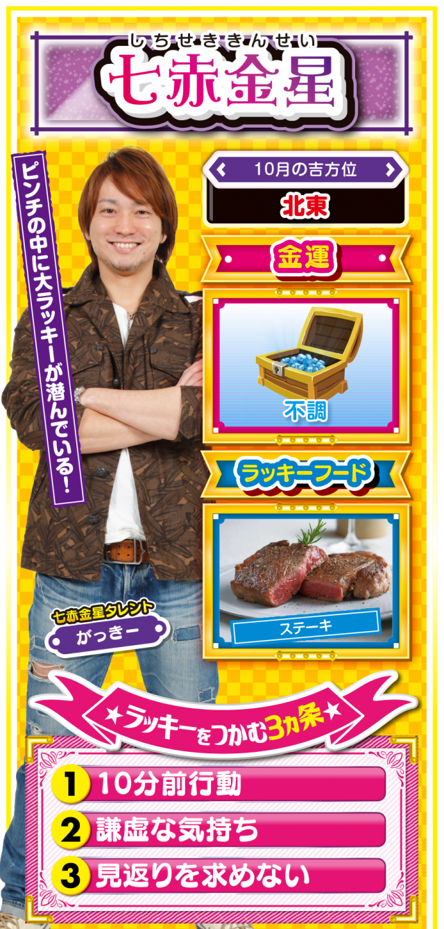 七赤金星占い結果