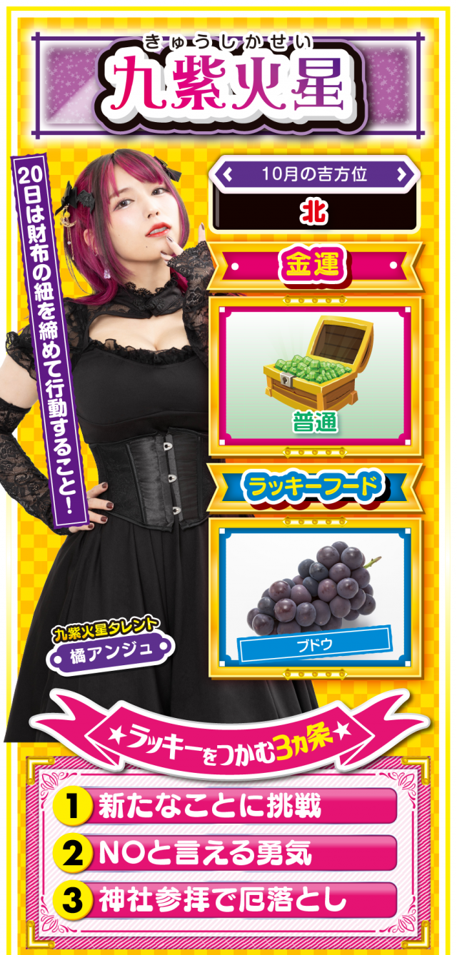 九紫火星占い結果