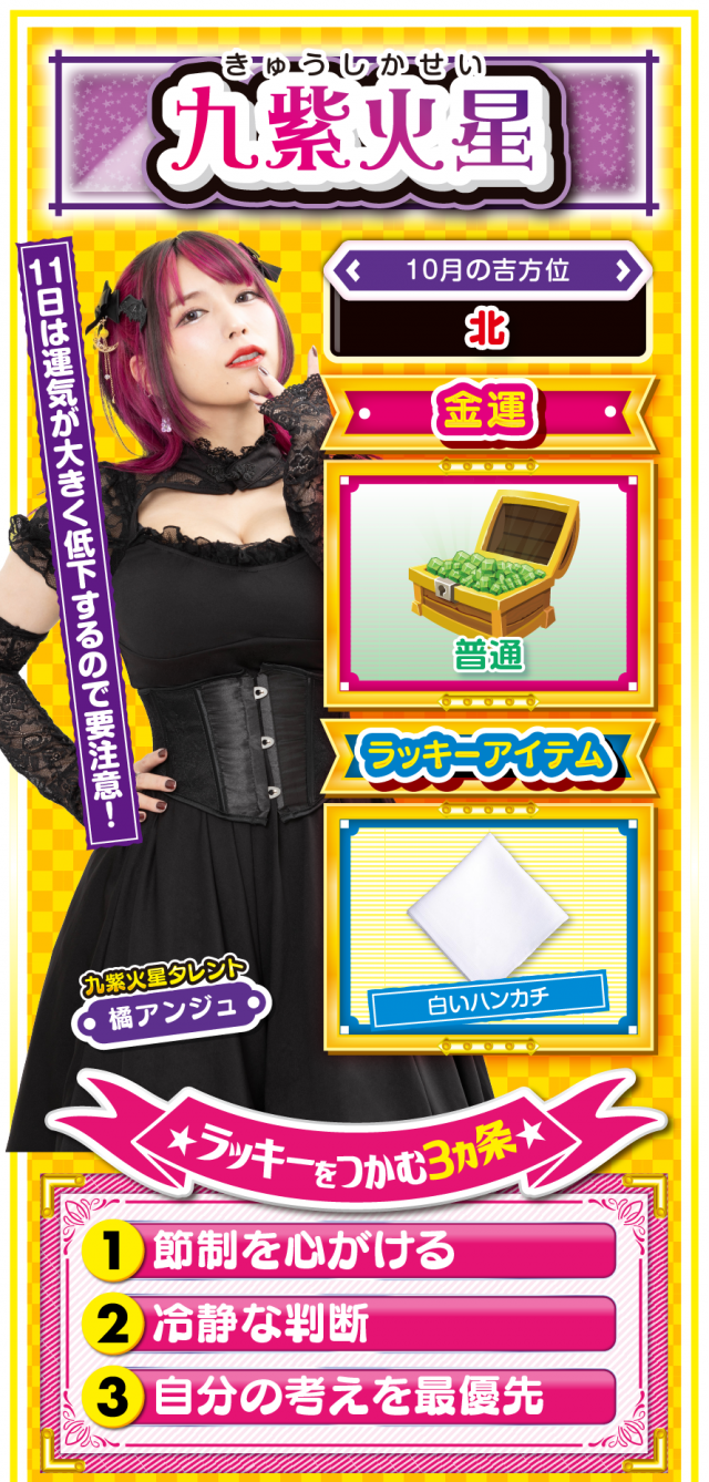 九紫火星占い結果