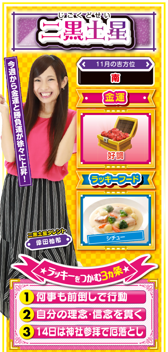 二黒土星占い結果