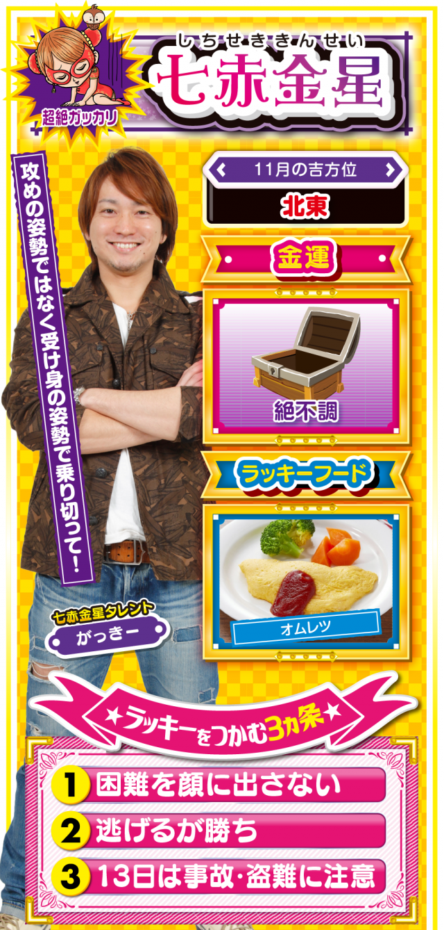 七赤金星占い結果