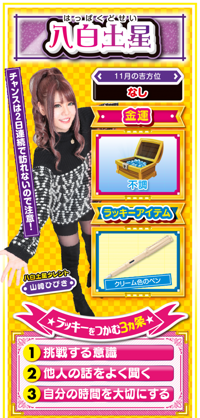 八白土星占い結果