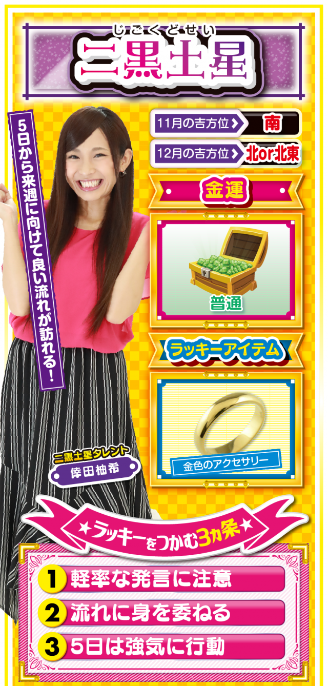 二黒土星占い結果