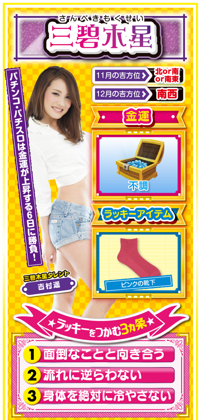 三碧木星占い結果