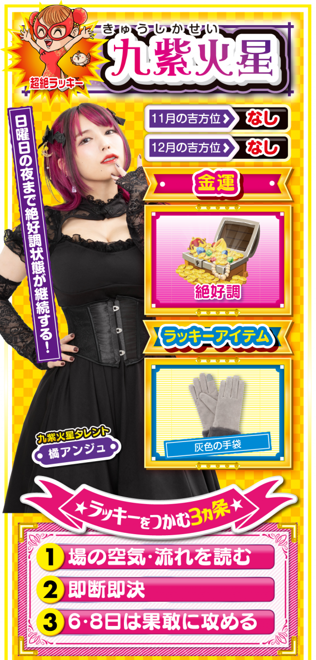 九紫火星占い結果