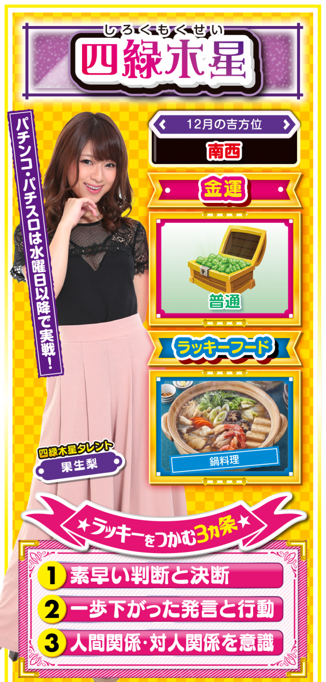 四緑木星占い結果