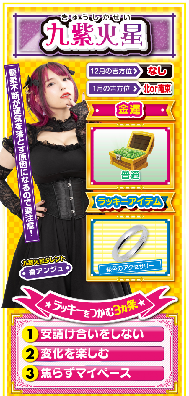 九紫火星占い結果