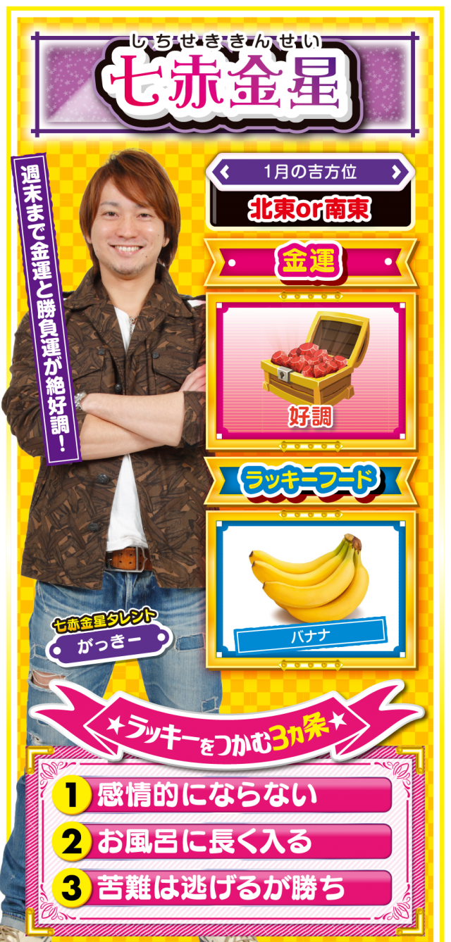 七赤金星占い結果