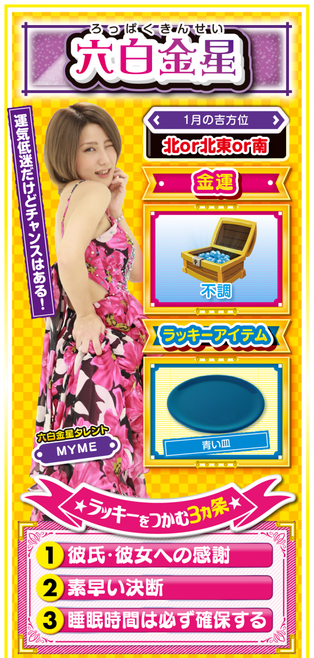 六白金星占い結果