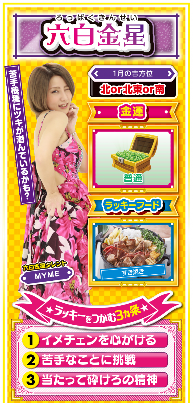 六白金星占い結果