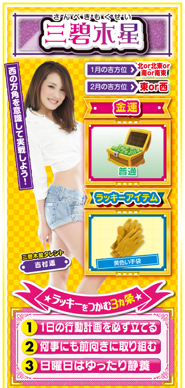 三碧木星占い結果