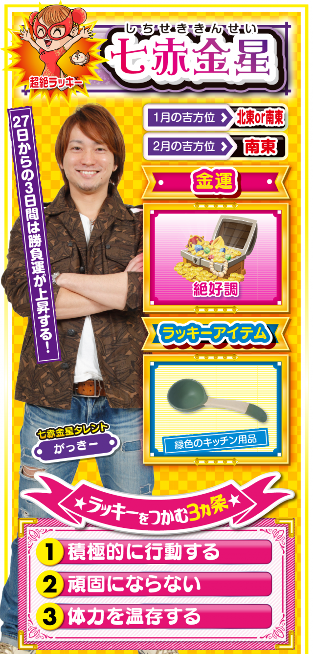 七赤金星占い結果