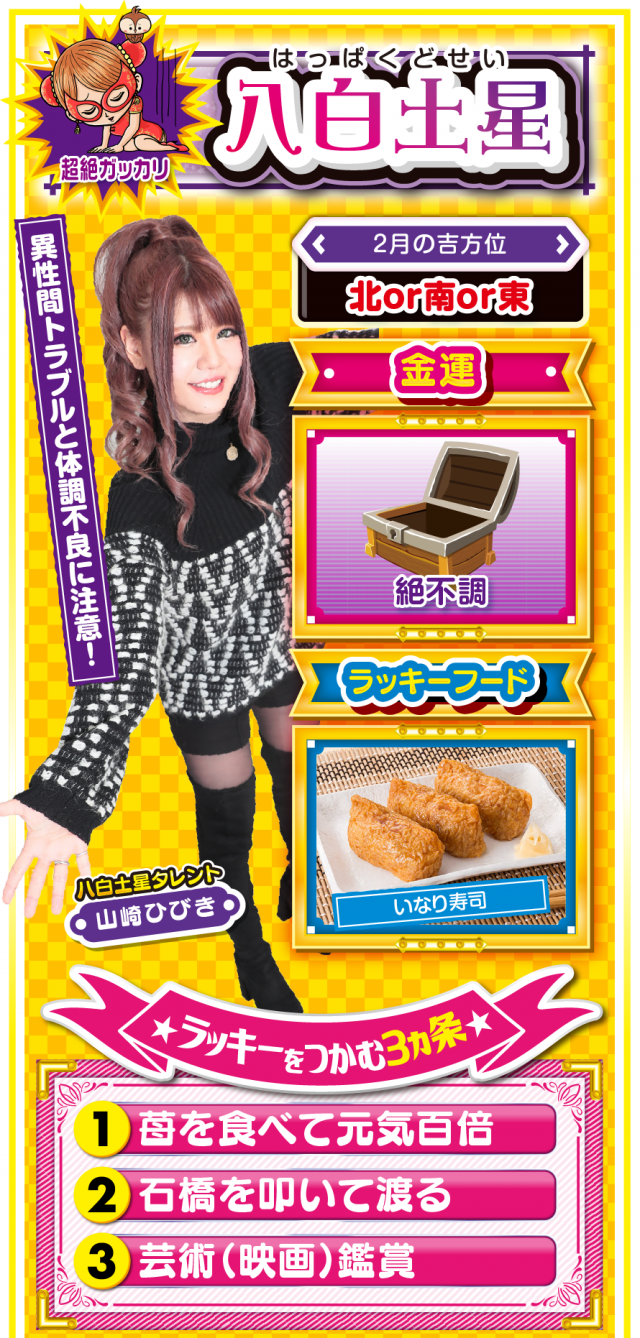 八白土星占い結果