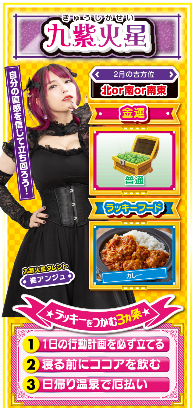 九紫火星占い結果