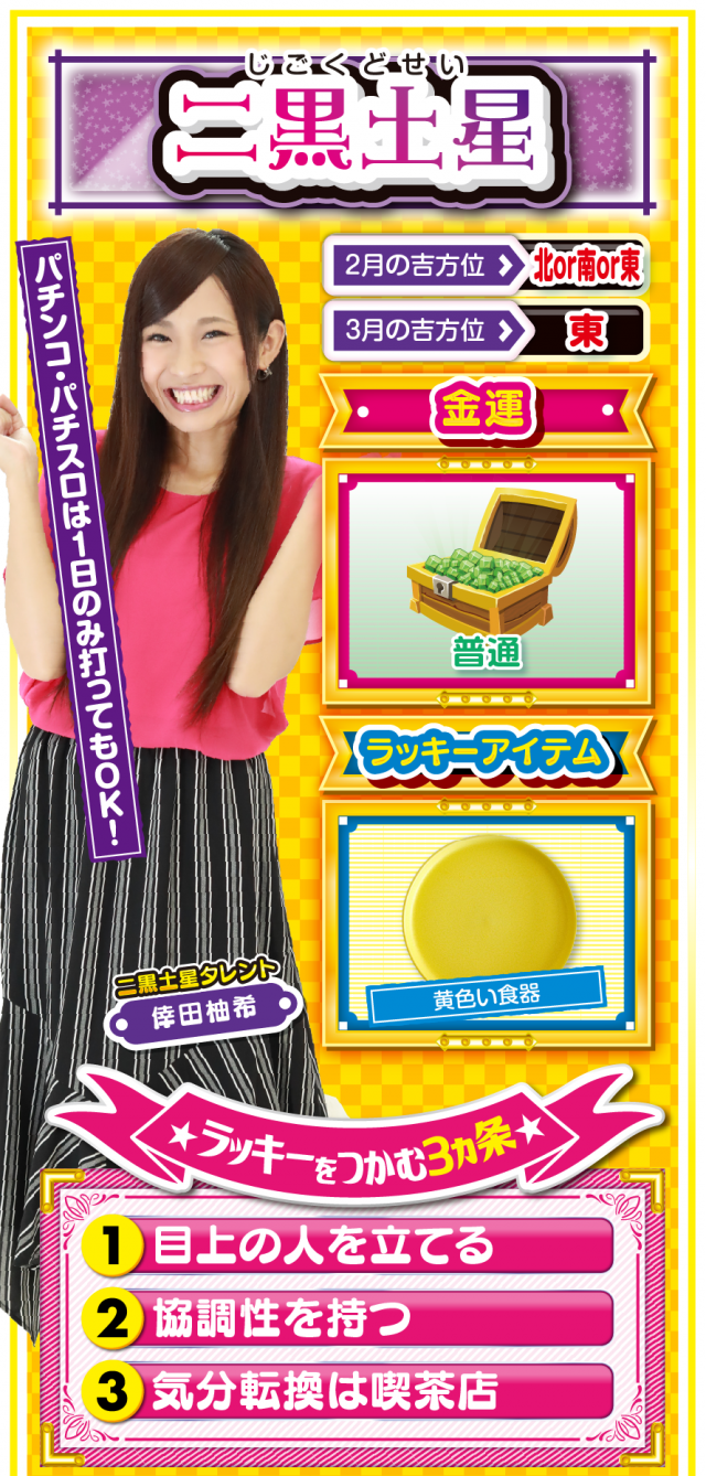 二黒土星占い結果