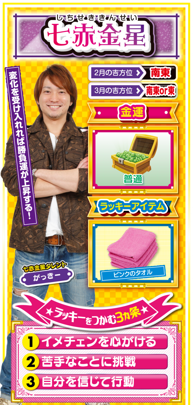 七赤金星占い結果