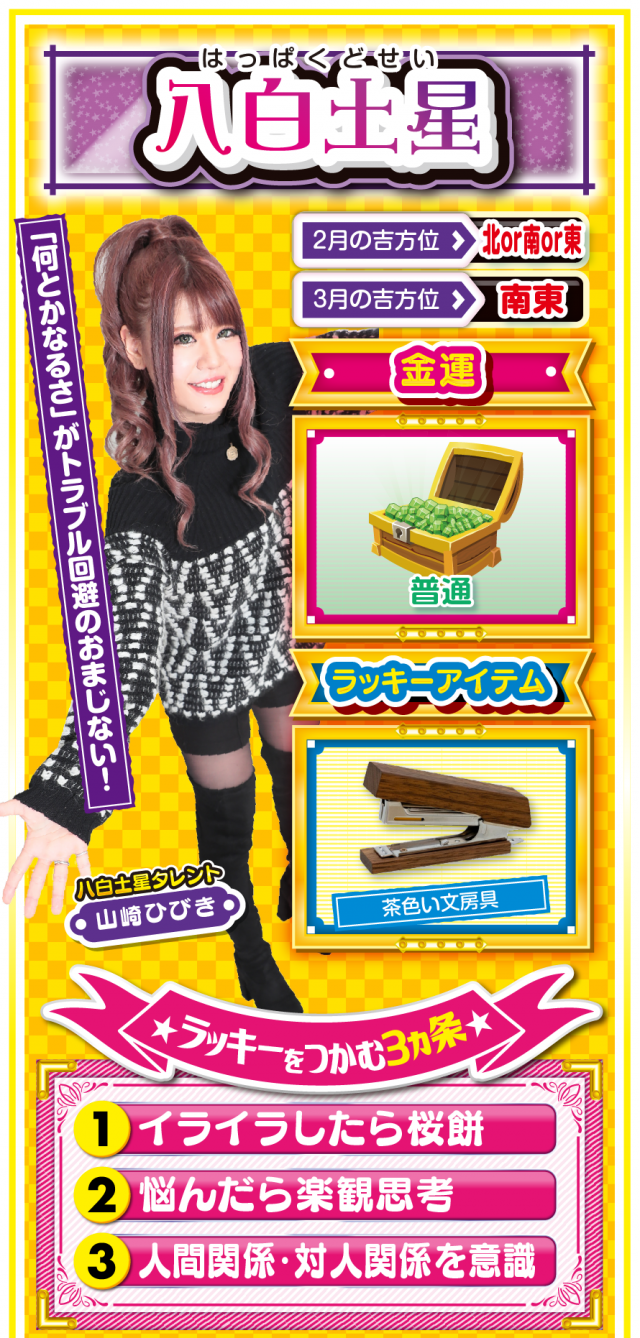 八白土星占い結果