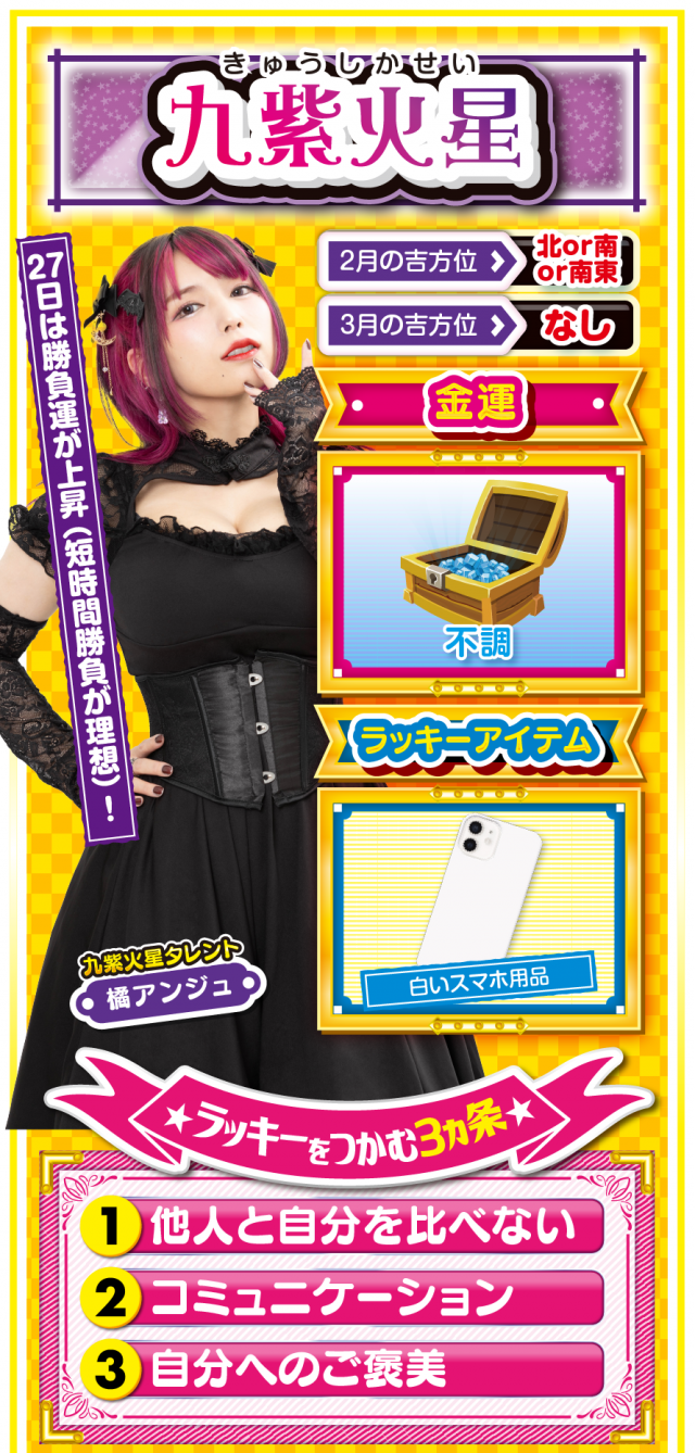 九紫火星占い結果