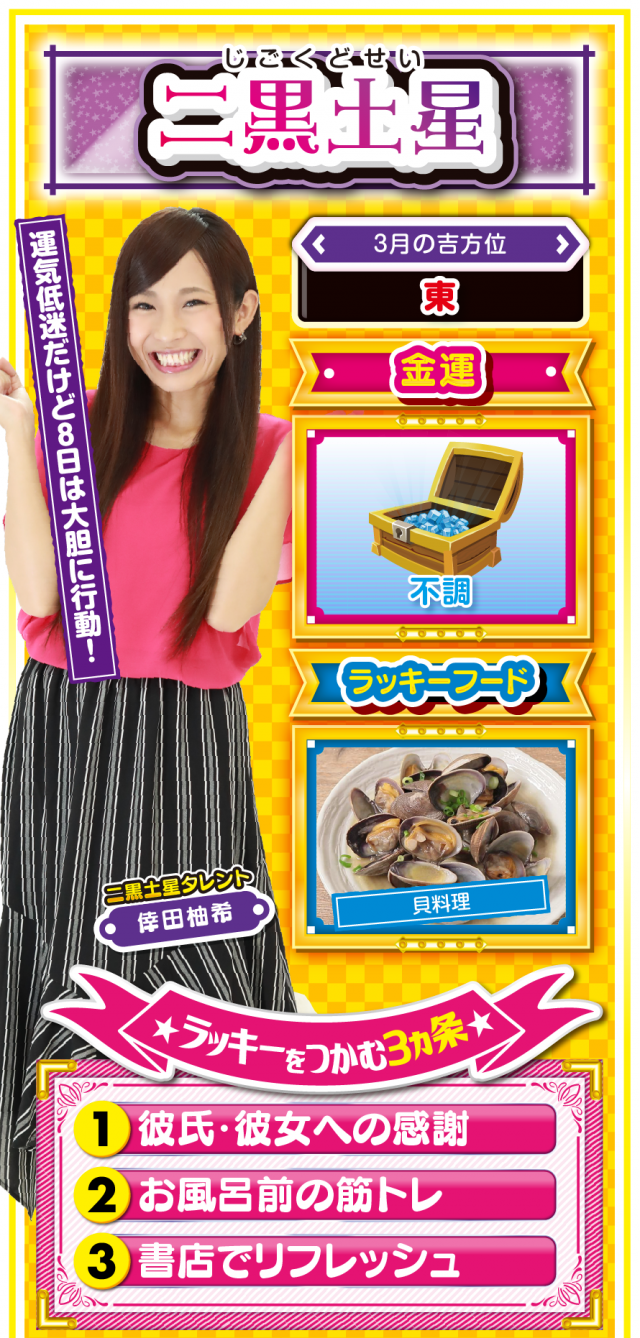 二黒土星占い結果