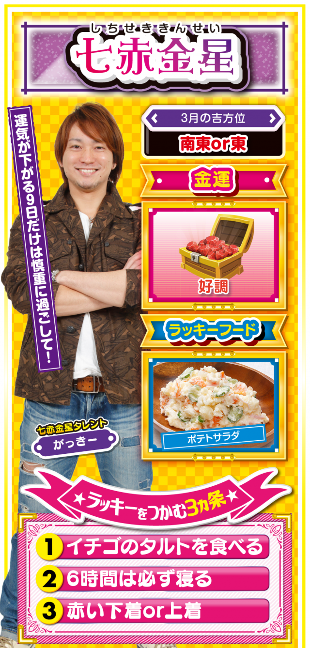 七赤金星占い結果