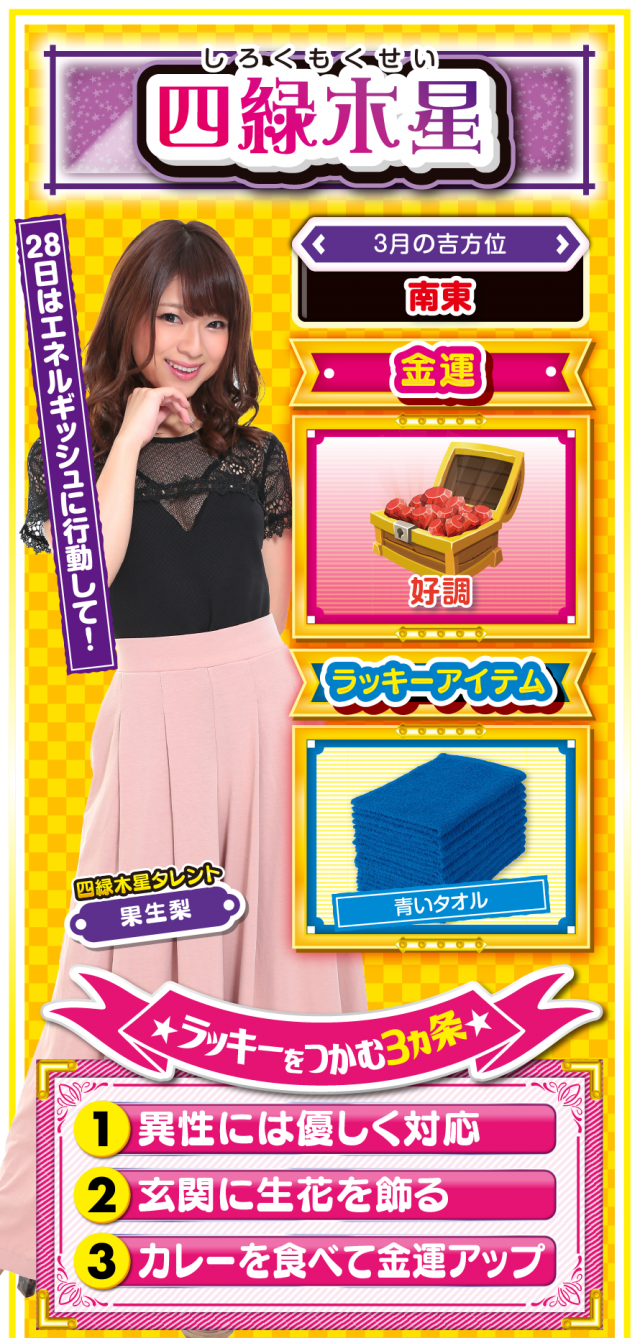 四緑木星占い結果