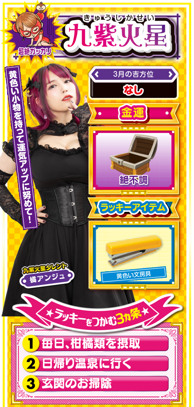 九紫火星占い結果