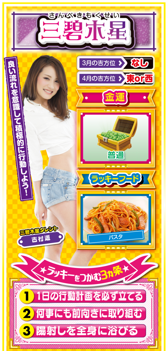 三碧木星占い結果