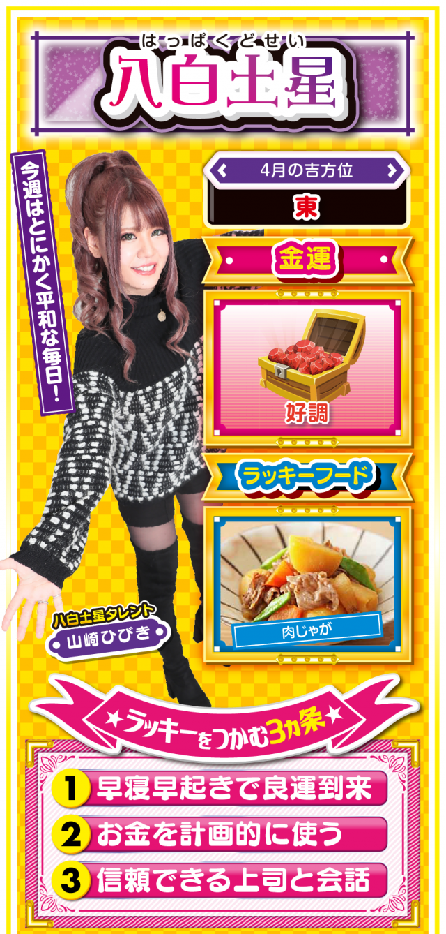 八白土星占い結果