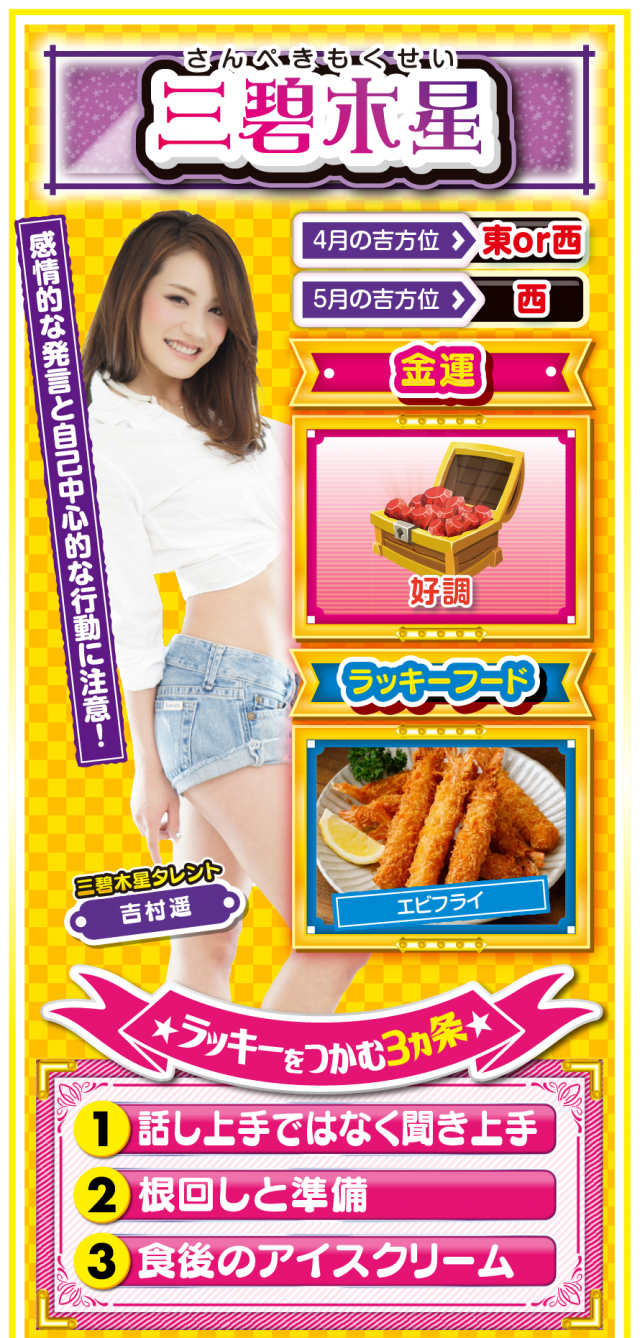 三碧木星占い結果