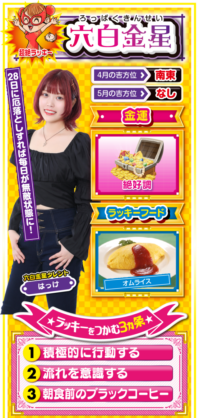 六白金星占い結果