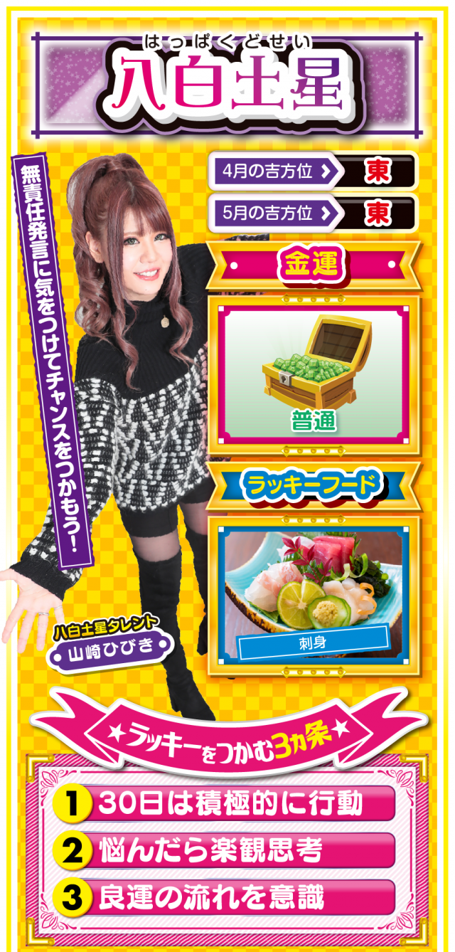 八白土星占い結果