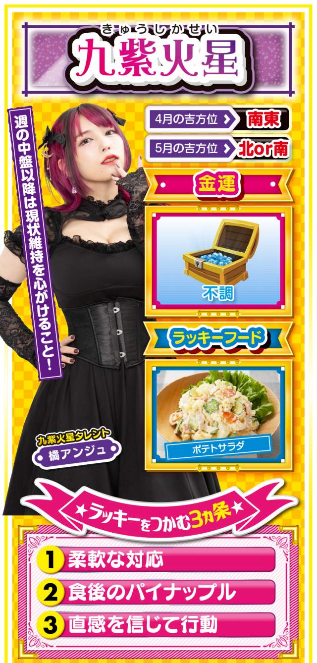 九紫火星占い結果