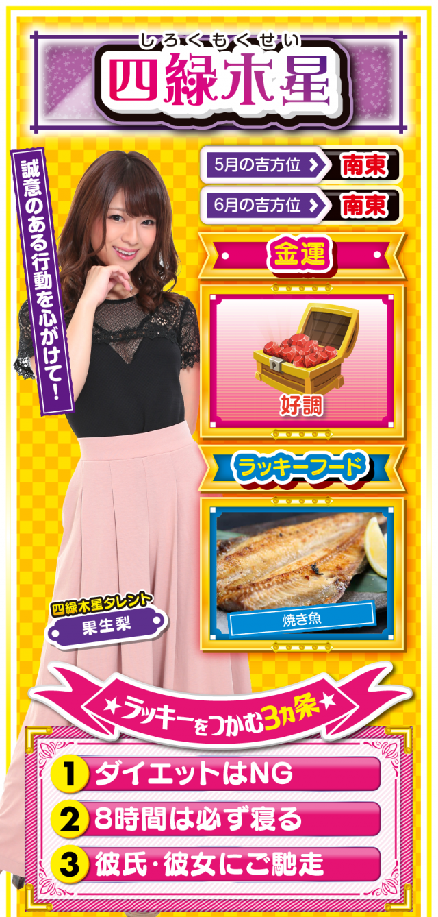 四緑木星占い結果