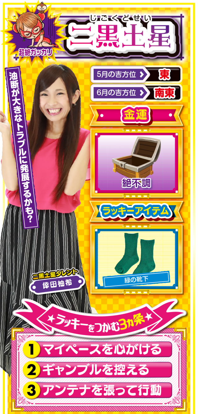 二黒土星占い結果