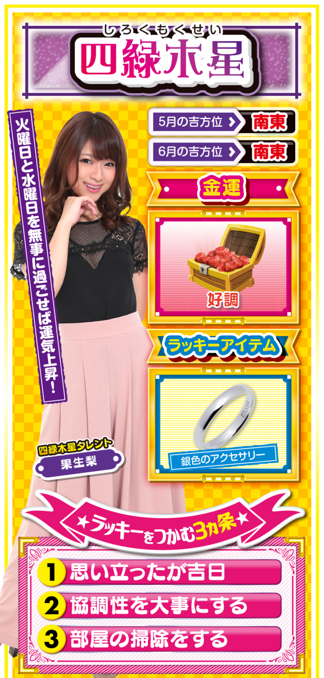 四緑木星占い結果