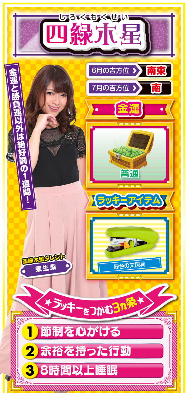 四緑木星占い結果