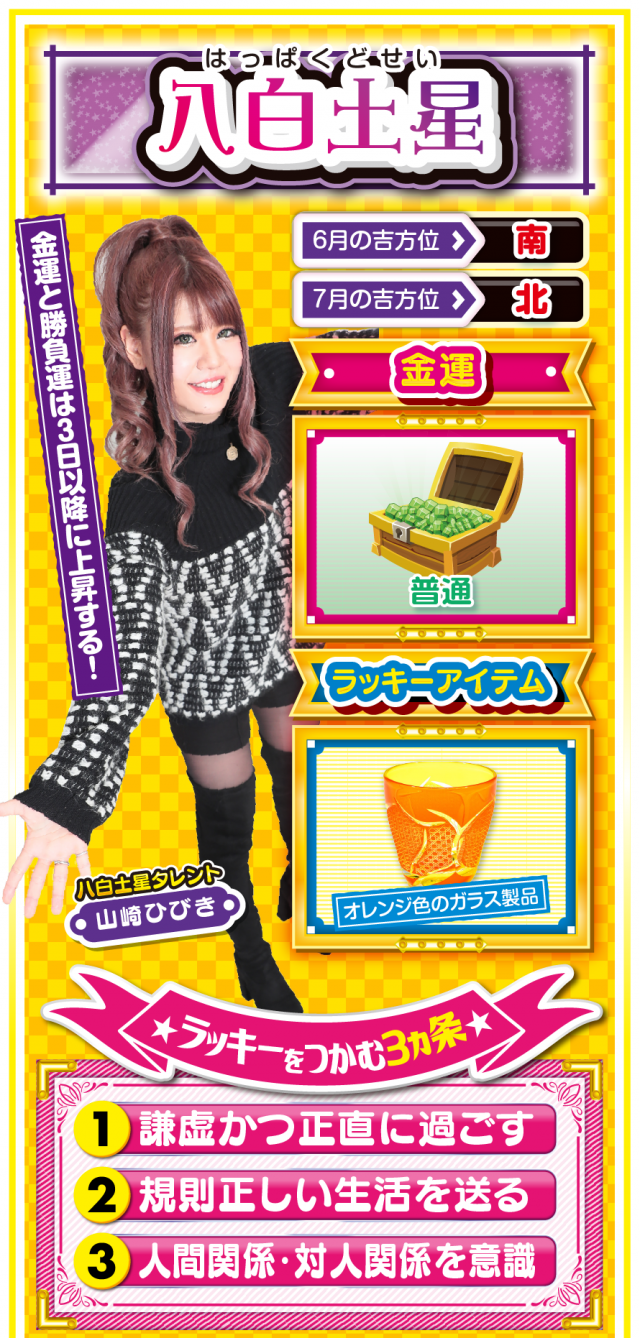 八白土星占い結果