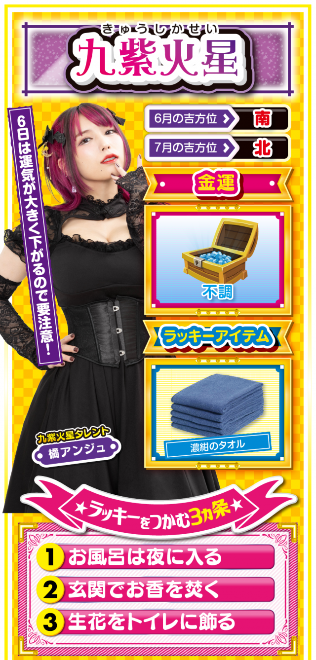 九紫火星占い結果