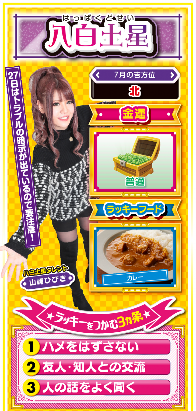 八白土星占い結果