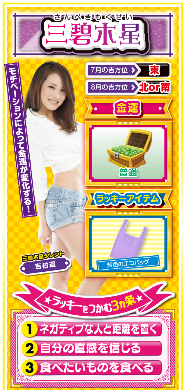 三碧木星占い結果