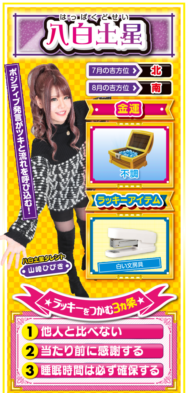 八白土星占い結果