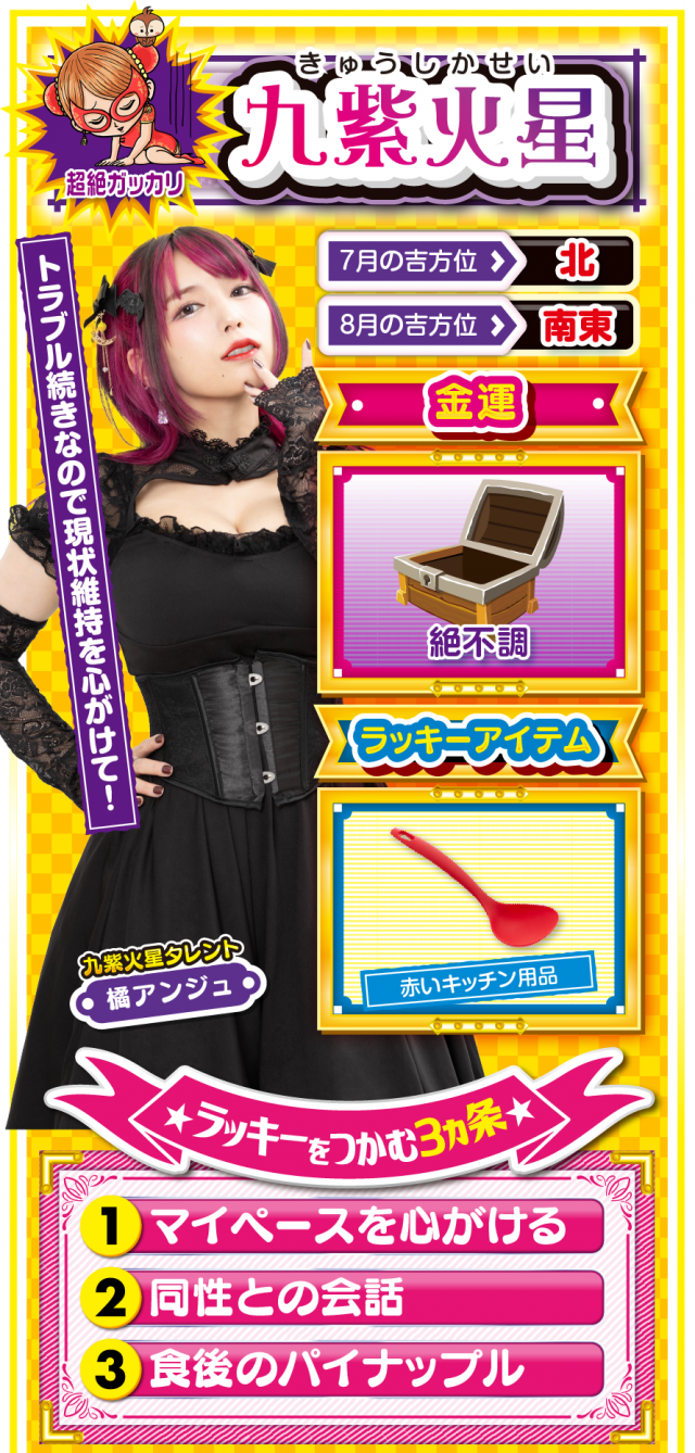 九紫火星占い結果