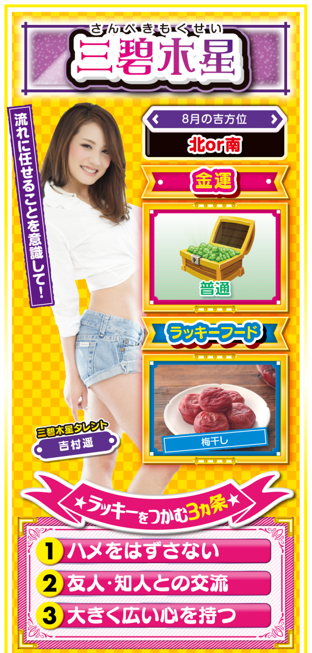 三碧木星占い結果
