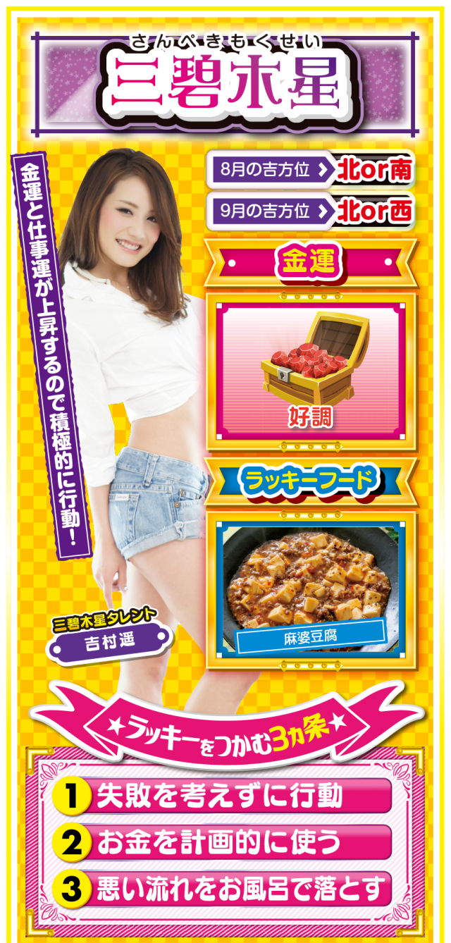 三碧木星占い結果