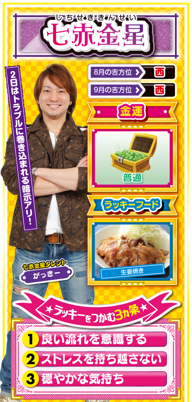 七赤金星占い結果