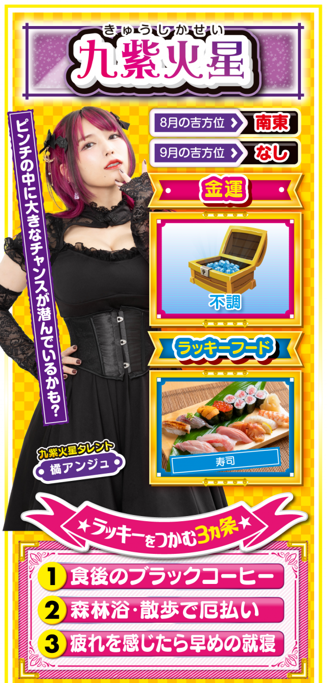 九紫火星占い結果