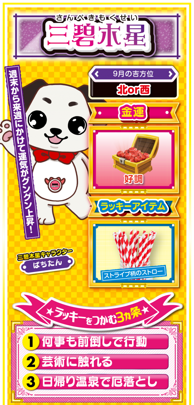 三碧木星占い結果