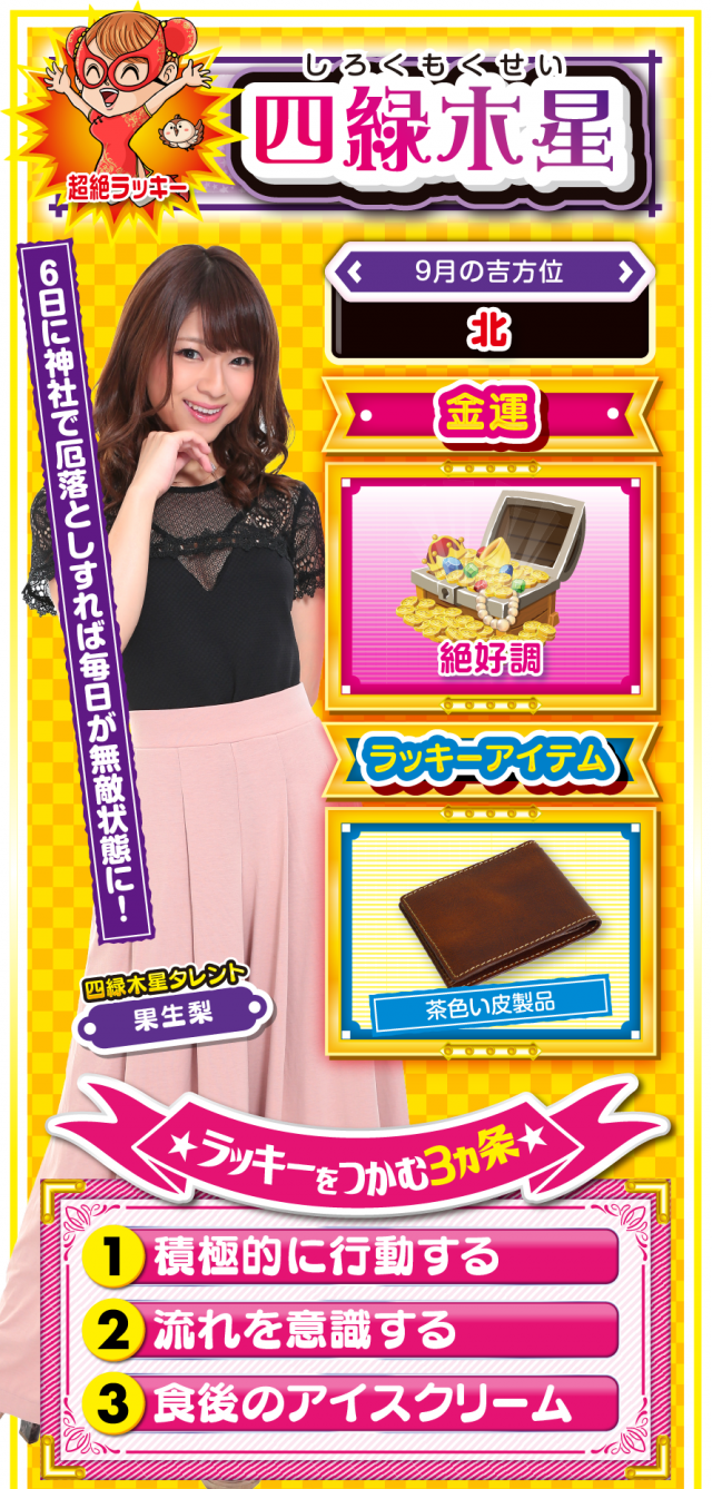 四緑木星占い結果